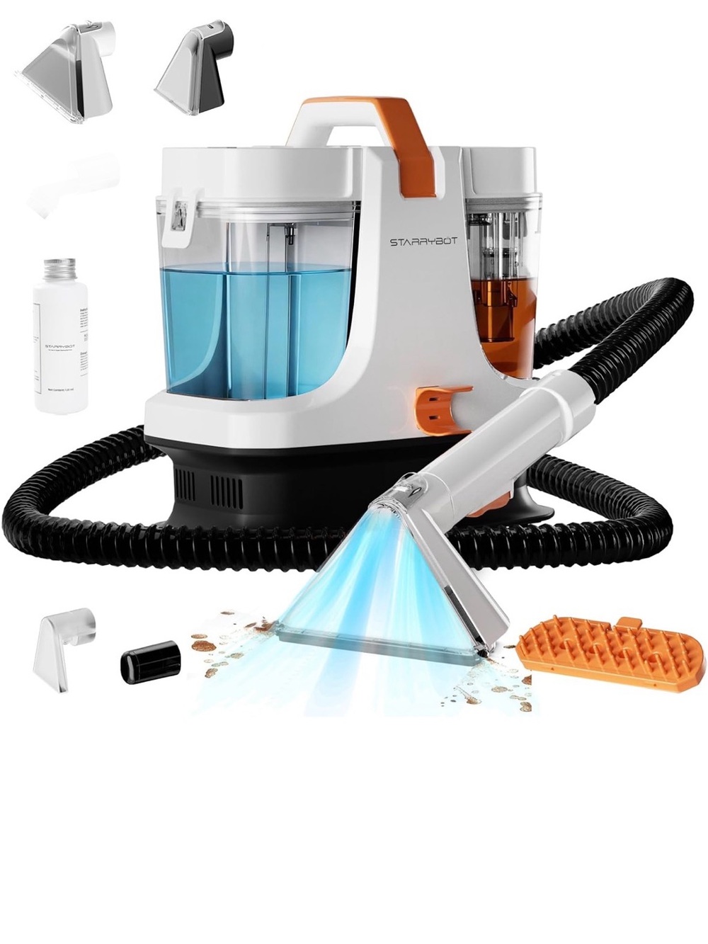 New Open Box Starrybot Portable Carpet & Upholestery Cleaner Machine for Pets